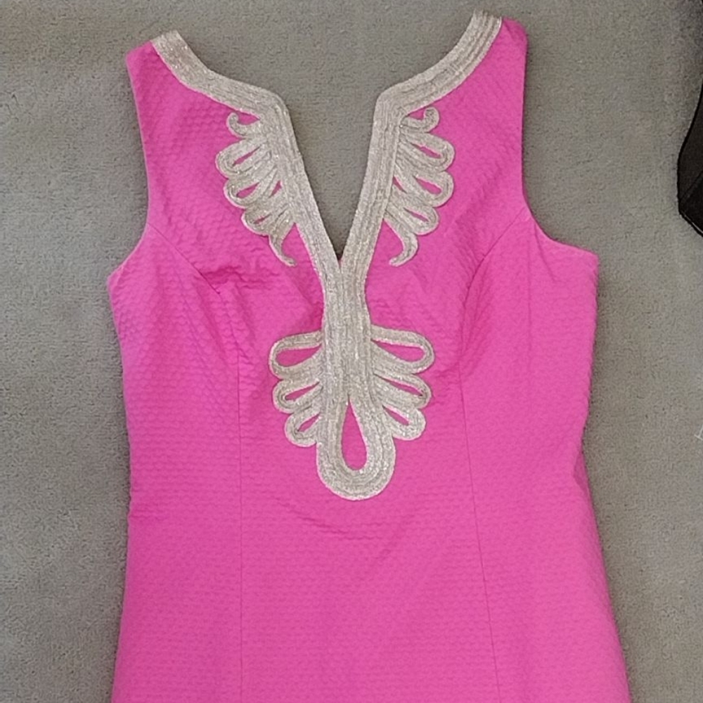 ⭐Lilly Pulitzer Janice Shift Hotty Pink Dress